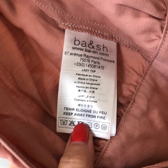 ba&sh bacary eyelet open back top - Picture 8 of 10